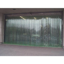 โหลดรูปภาพลงในโปรแกรมดูแกลเลอรี TRUSCO Strip Door Sheet Set กันไฟฟ้าสถิต ใส หนา 2มม. กว้าง 200มม. หน้ายึด 2ม. x สูง 2ม. ทับซ้อนกันครบ
