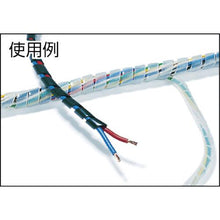 画像をギャラリービューアに読み込む, ヘラマンタイトン　スパイラルチューブ　（ポリエチレン製）　乳白　長さ２０ｍ
