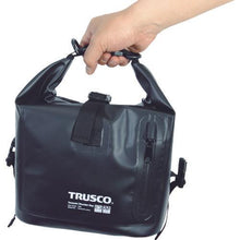 Load image into gallery viewer, TRUSCO waterproof tarpaulin shoulder bag black
