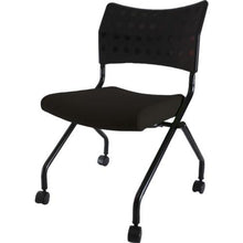 โหลดรูปภาพลงในโปรแกรมดูแกลเลอรี ทรุสโก้ เก้าอี้ซ้อนมีล้อ สีดำ
