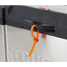 Load image into gallery viewer, TRUSCO security tie length 238 mm displayable type orange 100 pieces
