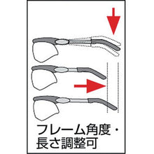将图像导入到图库查看器中TRUSCO双眼型防护眼镜透明
