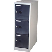 โหลดรูปภาพลงในโปรแกรมดูแกลเลอรี ทรุสโก้ ตู้ล็อคเกอร์ 1 แถว x 3 ขั้น สีดำ
