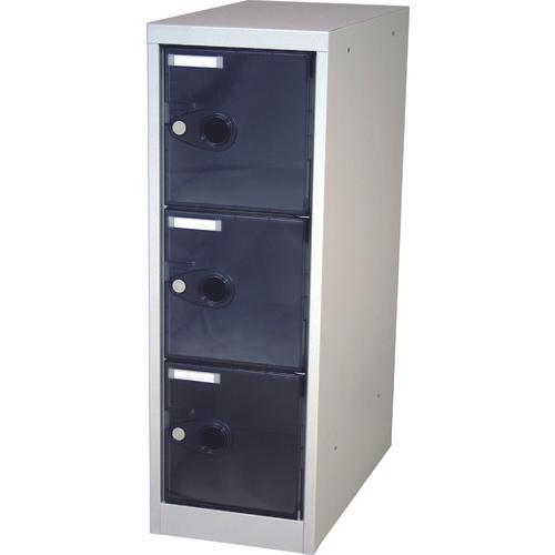 ทรุสโก้ ตู้ล็อคเกอร์ 1 แถว x 3 ขั้น สีดำ