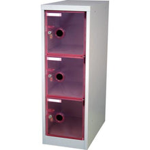 โหลดรูปภาพลงในโปรแกรมดูแกลเลอรี ตู้ล็อกเกอร์โครง TRUSCO 1 แถว x 3 ขั้น พร้อมกุญแจสีแดง
