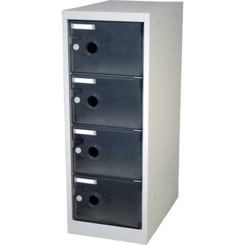 ตู้เก็บของ TRUSCO สเกเลตัน 1 แถว x 4 ขั้น สีดำ