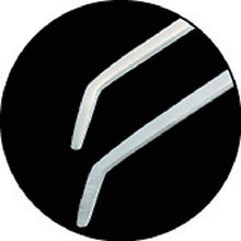 Load image into gallery viewer, TRUSCO large stainless steel tweezers 500 mm curved
