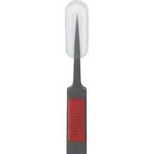 Load image into gallery viewer, TRUSCO stainless steel tweezers with rubber grip 115 mm tapered eagle shape
