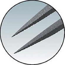 Load image into gallery viewer, TRUSCO tweezers with rubber grip Non-adhesive type 115mm extra-fine sharp type
