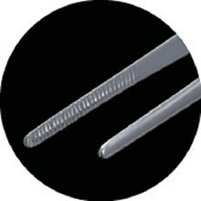 Load image into gallery viewer, TRUSCO stainless steel tweezers 180 mm with straight serrations
