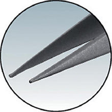 Load image into gallery viewer, TRUSCO stainless steel tweezers non-adhesive processing type 125 mm straight claw
