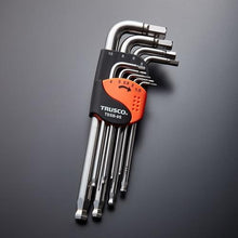 โหลดรูปภาพลงในโปรแกรมดูแกลเลอรี TRUSCO ชุดประแจหกเหลี่ยมหัวบอลสแตนเลส (รุ่นมาตรฐาน) ชุด 9 ชิ้น
