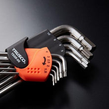 โหลดรูปภาพลงในโปรแกรมดูแกลเลอรี TRUSCO ชุดประแจหกเหลี่ยมหัวบอลสแตนเลส (รุ่นมาตรฐาน) ชุด 9 ชิ้น
