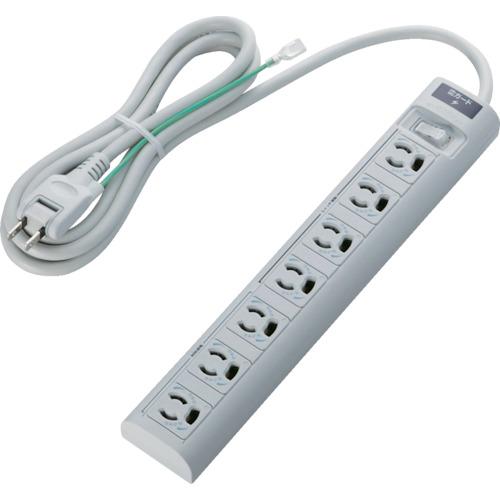 ELECOM RoHs OA tap 3P 7 ปากกันฟ้าผ่า 2 ม. สีเทา