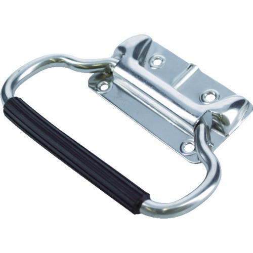 ＴＲＵＳＣＯ　スプリング付トランクゴム握り取手　ステンレス　１０５ｍｍ