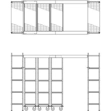 โหลดรูปภาพลงในโปรแกรมดูแกลเลอรี ERECTA รถบรรทุกบนสุด < SUPER TOOL ERECTA PRO> 3410 x 1220 x 2200 ชั้นวาง PRO1843NK3 จำนวนการเคลื่อน UNIT: 3

