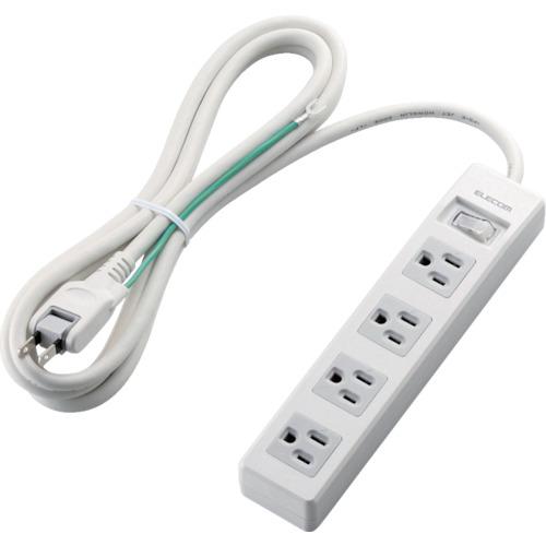 ELECOM สวิตช์ชุดก๊อก 3 ขา 4 ปาก 2.5 ม. สีขาว