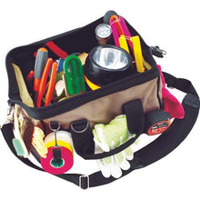 Load image into gallery viewer, TRUSCO tool bag 320X240X200 24 pockets black color
