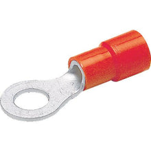 画像をギャラリービューアに読み込む, ＴＲＵＳＣＯ　絶縁被覆付圧着端子丸形φ３．２長さ１７．５　（３０個入）
