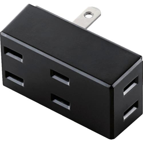 ก๊อกหน้า ELECOM 3 ปาก สีดำ