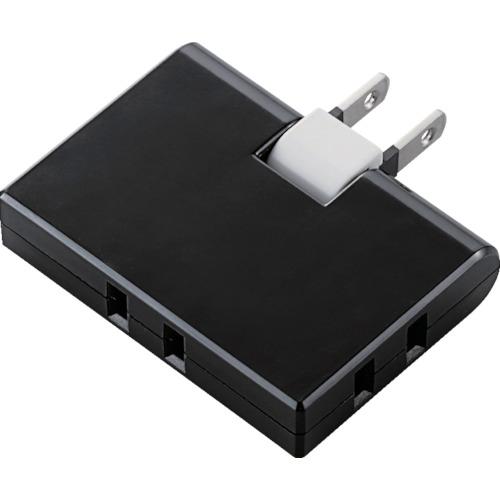 ELECOM ก๊อกเข้ามุม 3 ปาก สีดำ