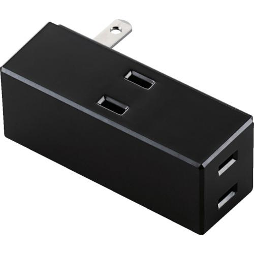 ก๊อกข้าง ELECOM 3 ปาก สีดำ