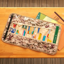 Load image into gallery viewer, TRUSCO digital sage camouflage tool roll 670X355 22 pockets

