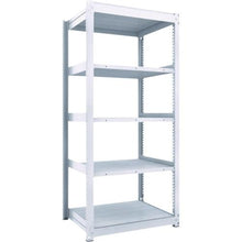 画像をギャラリービューアに読み込む, ＴＲＵＳＣＯ　ＴＵＧ型中量棚３００ｋｇ　単体　１８５５Ｘ９２６ＸＨ２１００　５段
