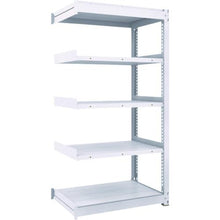 画像をギャラリービューアに読み込む, ＴＲＵＳＣＯ　ＴＵＧ型中量棚４５０ｋｇ　連結　１５００Ｘ７７６ＸＨ１８００　５段
