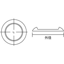 画像をギャラリービューアに読み込む, ＴＲＵＳＣＯ　キャスタ－用受け皿　７９ＭＭ　黒　１２個入
