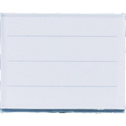 ป้ายชื่อประเภท TRUSCO U 40 x 50 มม. (พินนิรภัย / คลิปประเภทใช้งานคู่)