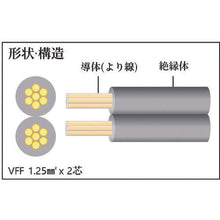 画像をギャラリービューアに読み込む, ＴＲＵＳＣＯ　ＶＦＦビニールコード　１０ｍ　オレンジ　
