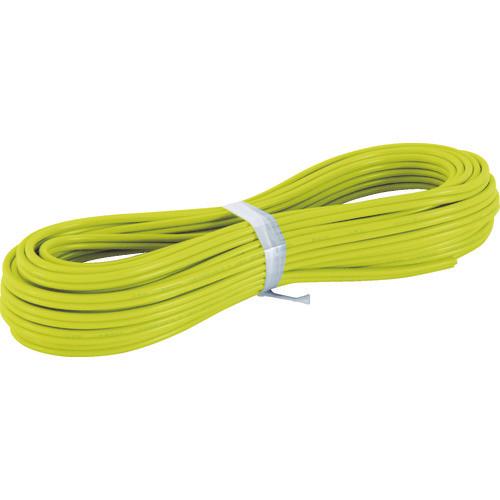 ＴＲＵＳＣＯ　ＶＦＦビニールコード　２０ｍ　蛍光黄　