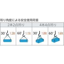 画像をギャラリービューアに読み込む, ＴＲＵＳＣＯ　ワイヤーロープスリング　Ａタイプ　アルミロック　９ｍｍＸ４ｍ
