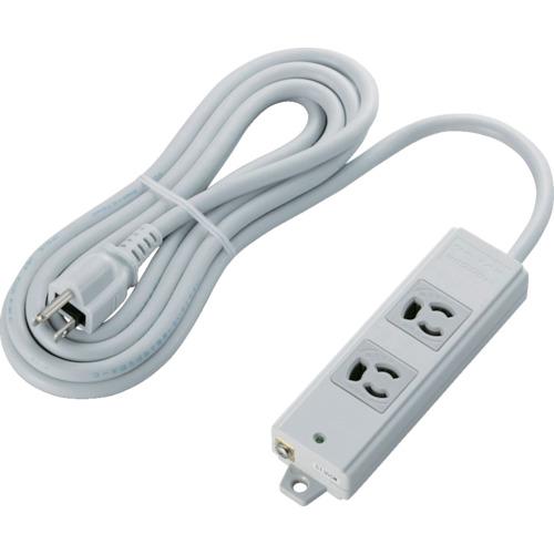 ก๊อก OA ที่เป็นไปตามข้อกำหนด RoHs ELECOM ยึดแม่เหล็ก 3P 2 ปาก 3 ม. สีเทา