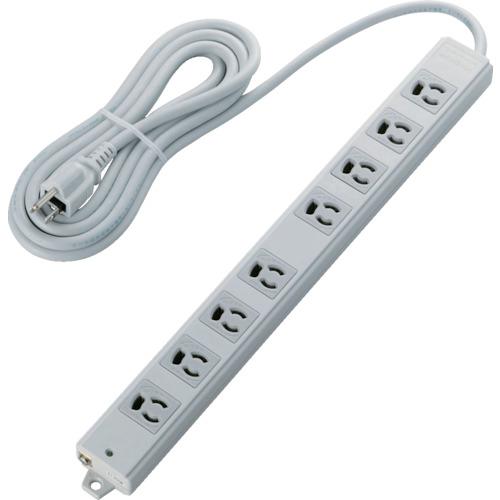 เป็นไปตามข้อกำหนด RoHs ของ ELECOM การยึด 3P 8 ช่องเปิด แม่เหล็ก 3 ม. สีเทา