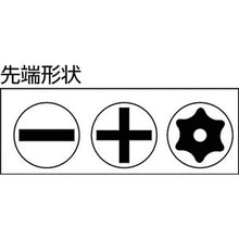画像をギャラリービューアに読み込む, ベッセル　板ラチェットビスキャッチ（トルクス）　Ｎｏ．ＴＸ－１２ＭＣ（ビット１０本組）
