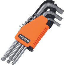 Tải hình ảnh vào trình xem thư viện, Bộ cờ lê lục giác đầu bi TRUSCO 9 chi tiết
