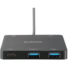 โหลดรูปภาพลงในโปรแกรมดูแกลเลอรี ELECOM USB Type-C ด็อกกิ้งสเตชั่นที่เข้ากันได้กับ PD สีดำ
