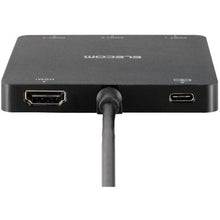 โหลดรูปภาพลงในโปรแกรมดูแกลเลอรี ELECOM USB Type-C ด็อกกิ้งสเตชั่นที่เข้ากันได้กับ PD สีดำ
