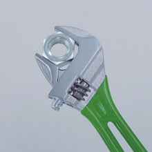 画像をギャラリービューアに読み込む, エビ　ハイブリッドモンキーレンチ　スケルトン　グリーン　１５０ｍｍ
