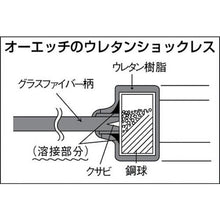 画像をギャラリービューアに読み込む, ＯＨ　ウレタンショックレスハンマー（グラスファイバー柄）＃３
