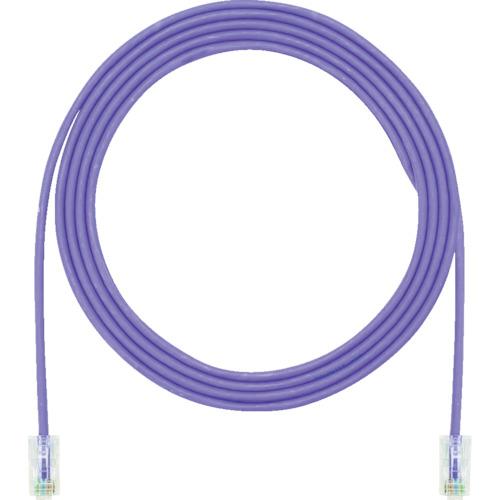 パンドウイット　カテゴリ５Ｅ細径パッチコード　１ｍ　紫　ＵＴＰ２８ＣＨ１ＭＶＬ