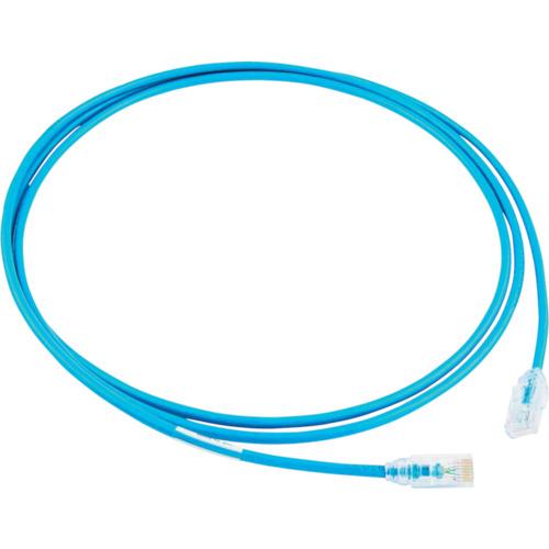パンドウイット　カテゴリ６Ａ細径パッチコード　２ｍ　青　ＵＴＰ２８Ｘ２ＭＢＵ