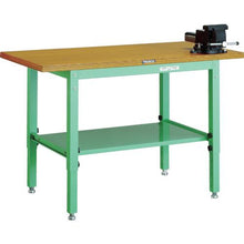 Load image into gallery viewer, TRUSCO UTV type workbench 1200X600XH600-810 YG color
