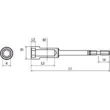 将图像导入到图库查看器中OHMISEIKI六角5槽14插方头H8全长70
