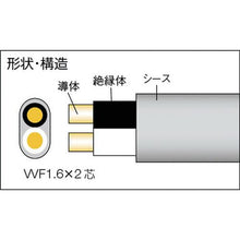 画像をギャラリービューアに読み込む, 正和電工　ＶＶＦ２ｃ×１．６ｍｍ　ＶＡケーブル　１５ｍ

