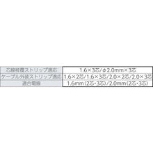 画像をギャラリービューアに読み込む, エビ　ＶＶＦ線ストリッパー　ＶＡ２０３Ａ
