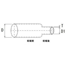 Tải hình ảnh vào trình xem thư viện, TRUSCO TRUSCO chịu nhiệt 200°C ống co đường kính trong trước khi co 6.4mm dài 1m
