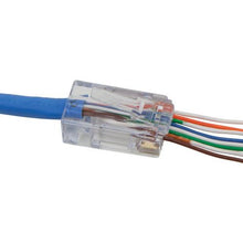 画像をギャラリービューアに読み込む, ＫＬＥＩＮ　Ｐａｓｓ－Ｔｈｒｕモジュラープラグ　ＲＪ４５　ＣＡＴ５Ｅ（１０個入り）
